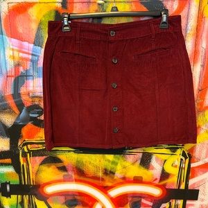 Corduroy skirt